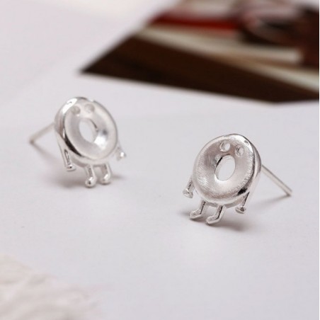 Silver earrings 925 KST1442