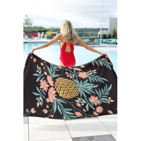 Ręcznik plażowy prostokątny 170x90 Ananas REC46WZ3