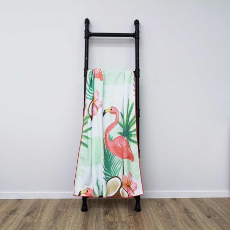 Ręcznik plażowy prostokątny mały 150x70 Flamingi i Kokos REC45WZ5