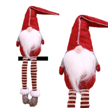 Mikołaj skrzat krasnal świąteczny Boże Narodzenie 45 cm z pluszu KSN13CZE