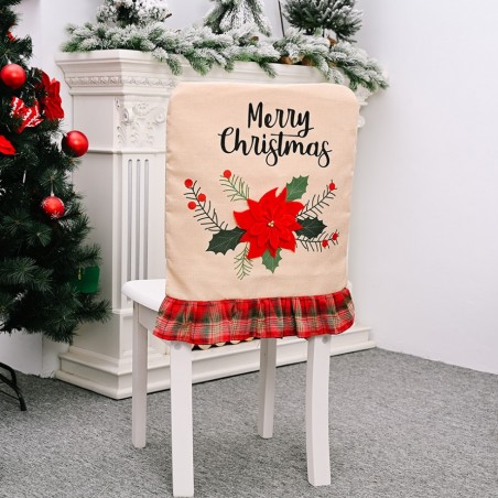 Pokrowiec na krzesło Święta Boże Narodzenie 1szt KSN20