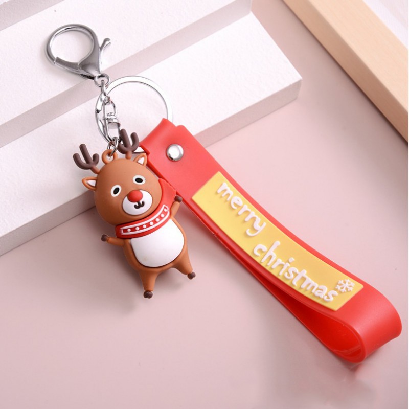 Keychain Christmas reindeer pendant BRL62