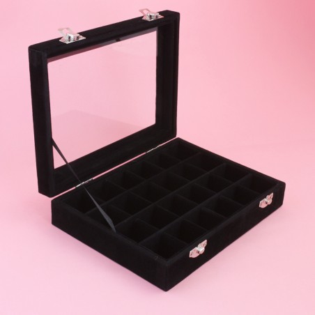 Szkatułka na biżuterię kuferek organizer pudełko PD133CZ