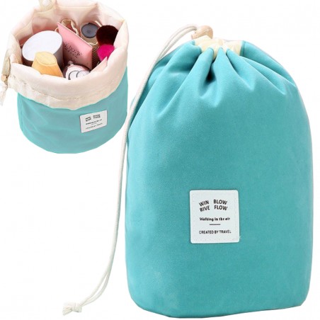 Organizer for cosmetics, travel toiletry bag, mint bag - KS2M
