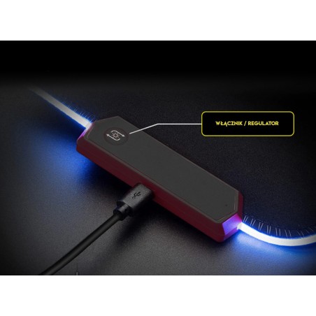 Podkładka pod mysz gamingowa LED 80x30 cm MP03