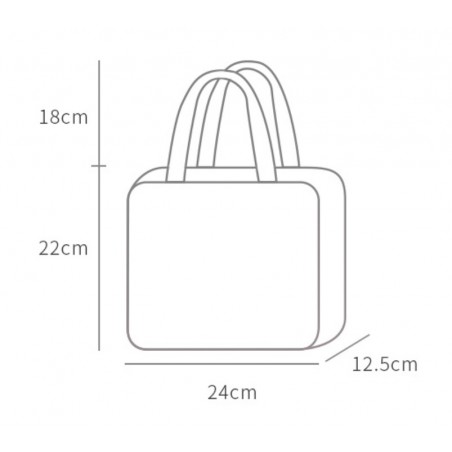 Thermal bag for carrying food LUNCH BOX PJM18WZ3