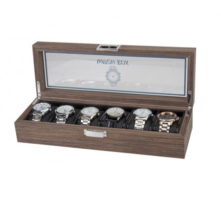 Szkatułka pudełko na 6 zegarków PD140