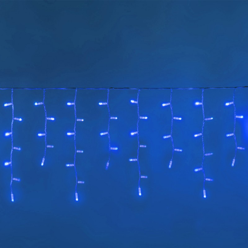 Światełka sople kurtyna girlanda 300 LED dekoracja NIEBIESKI WSC-6632N