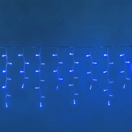 Światełka sople kurtyna girlanda LED dekoracja NIEBIESKI WSC-6632N