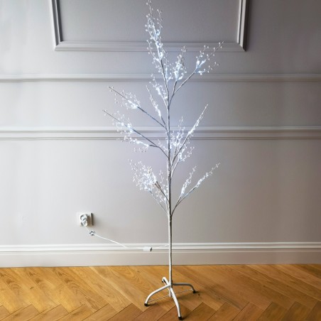 Świecące drzewo XL ozdoba świąteczna lampki ZIMNY BIAŁY WSA-2254