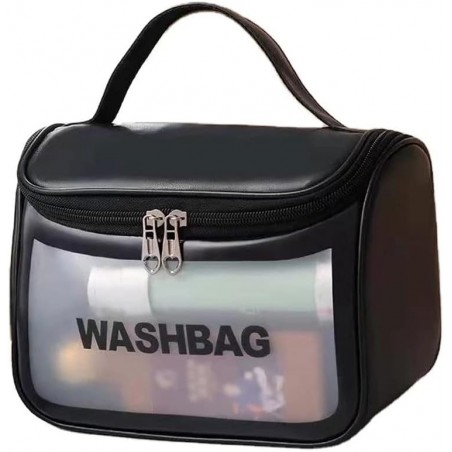Fold-out toiletry bag WASHBAG chest black KS46CZ