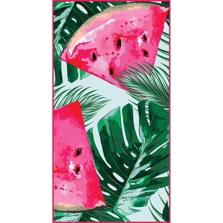 Beach towel rectangular 150x70 Watermelon REC45WZ1