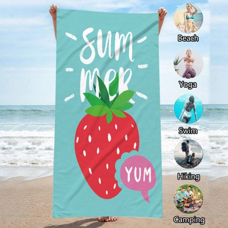 Ręcznik plażowy prostokątny SUMMER YUM 150x70 REC54WZ7