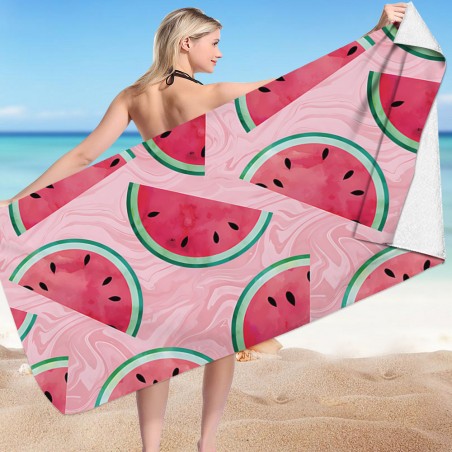 Ręcznik plażowy prostokątny ARBUZY 150x70 REC54WZ14