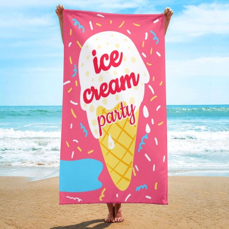 Ręcznik plażowy prostokątny ICE CREAM PARTY 150x70 REC54WZ3