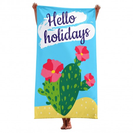 Ręcznik plażowy prostokątny HELLO HOLIDAYS 150x70 REC54WZ2