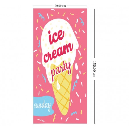 Ręcznik plażowy prostokątny ICE CREAM PARTY 150x70 REC54WZ3