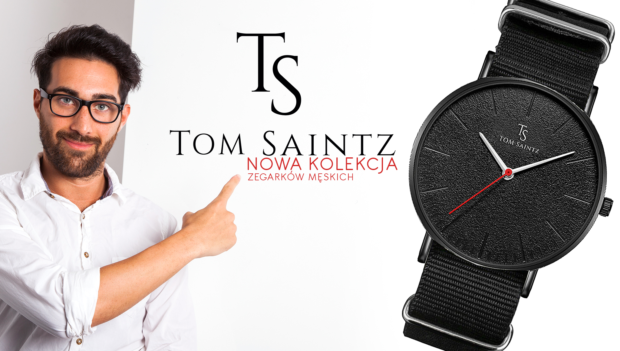 Nowa linia zegarków męskich Tom Saintz